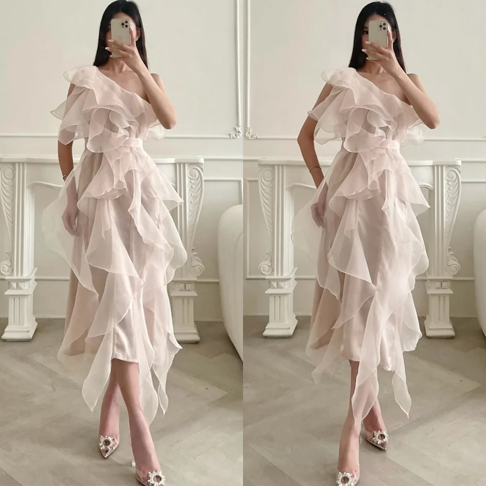 Customized Elegant Pink Chiffon Special Occasion Gowns Simple One Shoulder Sleeveless Celebrity Gowns Exquisite Evening Dress
Customized Elegant Pink Chiffon Special Occasion Gowns Simple One Shoulder Sleeveless Celebrity Gowns Exquisite Evening Dress