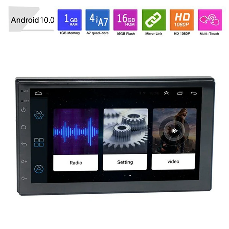 7 Inch Android 10.0 2Din Car Stereo Radio GPS Navigation WIFI Bluetooth Audio Universal Multimedia Radio Player
7 Inch Android 10.0 2Din Car Stereo Radio GPS Navigation WIFI Bluetooth Audio Universal Multimedia Radio Player