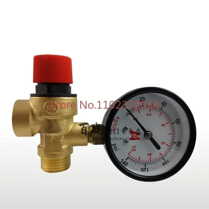 2019 solar brass safety valve automatic drain valve wall mounted boiler pressure relief valve 3bar with meter 
2019 solar brass safety valve automatic drain valve wall mounted boiler pressure relief valve 3bar with meter