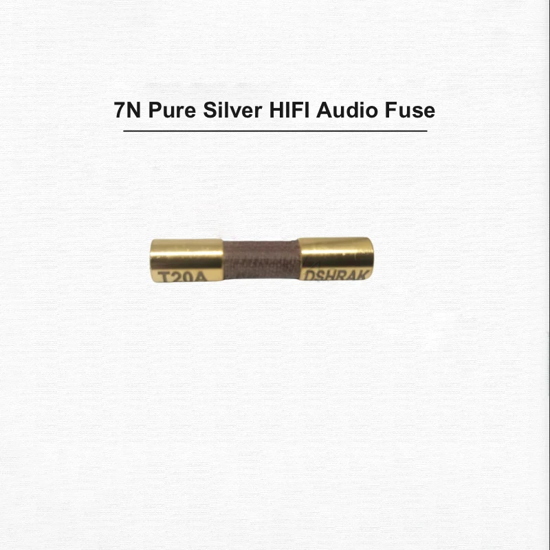 1pcs FFHAS High-end HIFI 7N Pure Silver Fuse CD Audio Amplifier Tube Amp Fuse Slow Blow Fuse
1pcs FFHAS High-end HIFI 7N Pure Silver Fuse CD Audio Amplifier Tube Amp Fuse Slow Blow Fuse