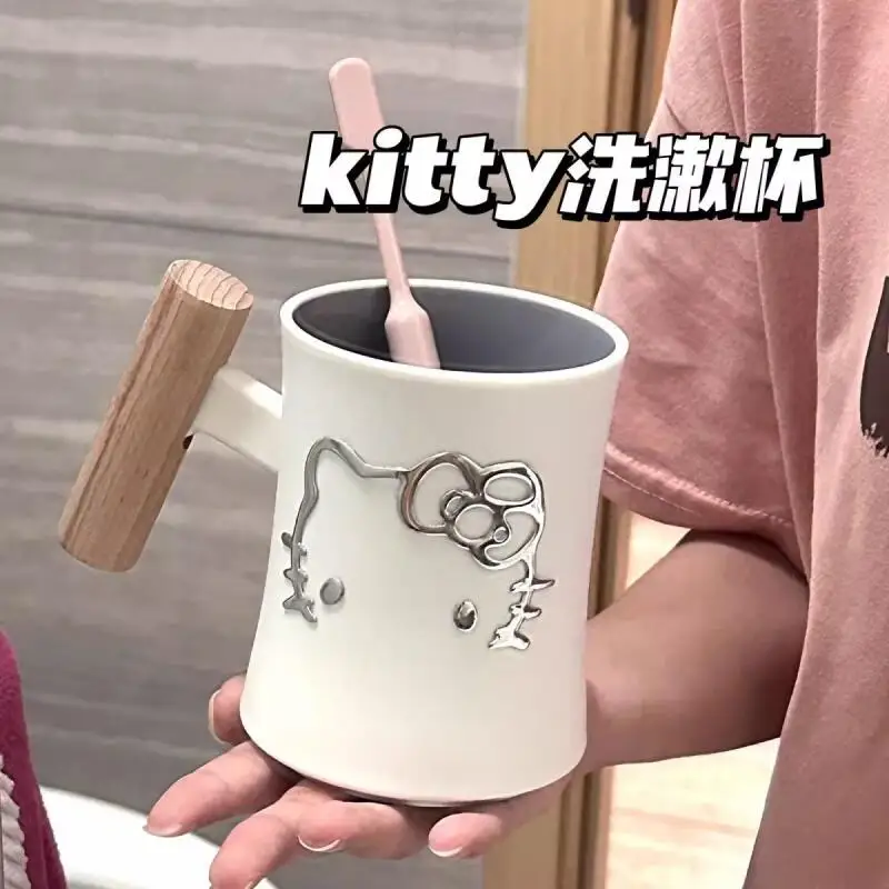 Kawaiihellokitty Wooden Handle Mouthwash Cup High Grade Cartoon Toothbrush Cup for Student Dormitory Bathroom Daily Use
Kawaiihellokitty Wooden Handle Mouthwash Cup High Grade Cartoon Toothbrush Cup for Student Dormitory Bathroom Daily Use