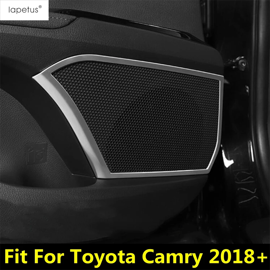 Car Inner Door Speaker Audio Sound Frame Decoration Cover Trim Stainless Accessories Interior Fit For Toyota Camry 2018 - 2023
Car Inner Door Speaker Audio Sound Frame Decoration Cover Trim Stainless Accessories Interior Fit For Toyota Camry 2018 - 2023