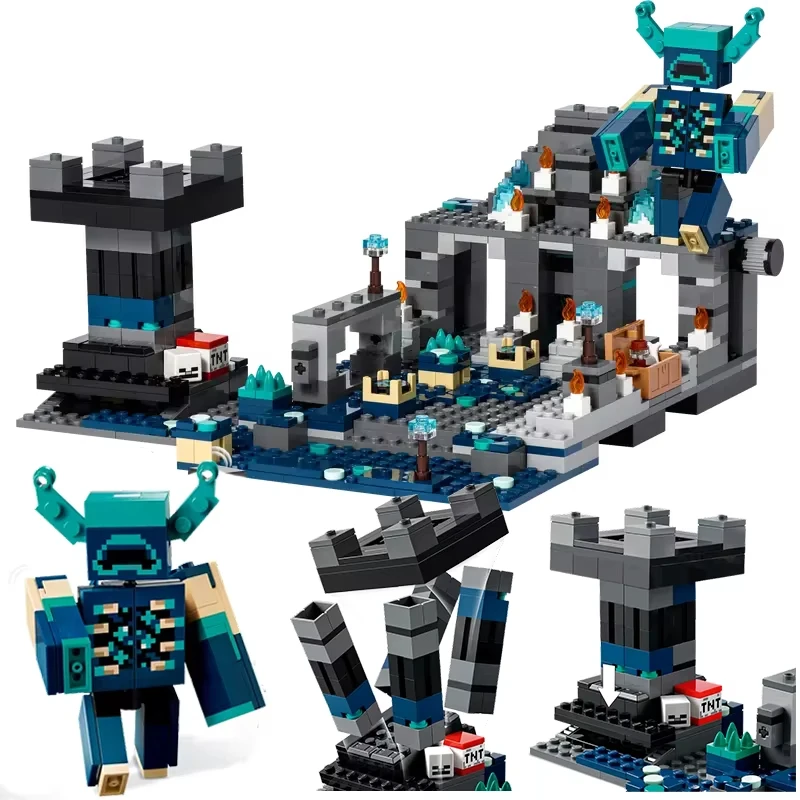 Совместимые наборы MOC, серия игр «Мой мир», строительные блоки, минифигурки Deep Dark Battle Warden, детские игрушки, подарки
Совместимые наборы MOC, серия игр «Мой мир», строительные блоки, минифигурки Deep Dark Battle Warden, детские игрушки, подарки