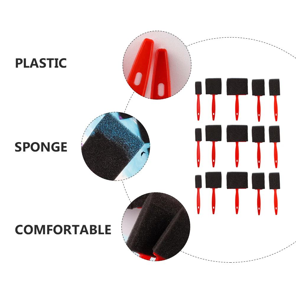 15pcs Painting Brush Set Sponge Kids Drawing Tools for Children Oil Watercolor Acrylic Gouache Art Crafts Comfortable Handle
15pcs Painting Brush Set Sponge Kids Drawing Tools for Children Oil Watercolor Acrylic Gouache Art Crafts Comfortable Handle