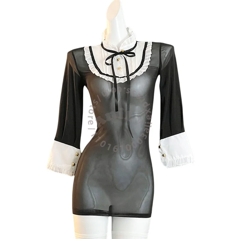 AniLV Women Maid Mesh Perspective Dress Sexy Lingerie Temptation Erotic Outfits Cosplay Costume
AniLV Women Maid Mesh Perspective Dress Sexy Lingerie Temptation Erotic Outfits Cosplay Costume
