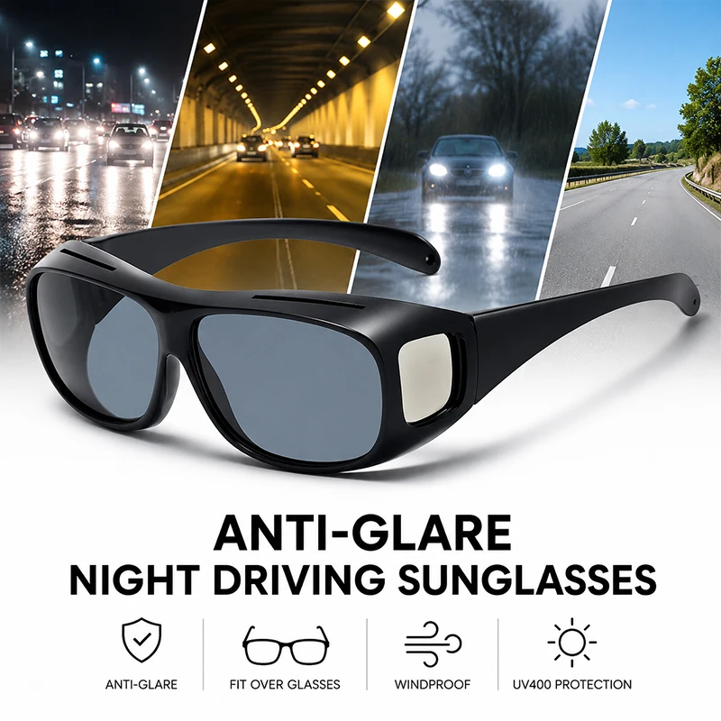 Oversize Frame Fit-over Eyeglasses Anti-glare Night Driving Windproof Sports Sunglasses
Oversize Frame Fit-over Eyeglasses Anti-glare Night Driving Windproof Sports Sunglasses