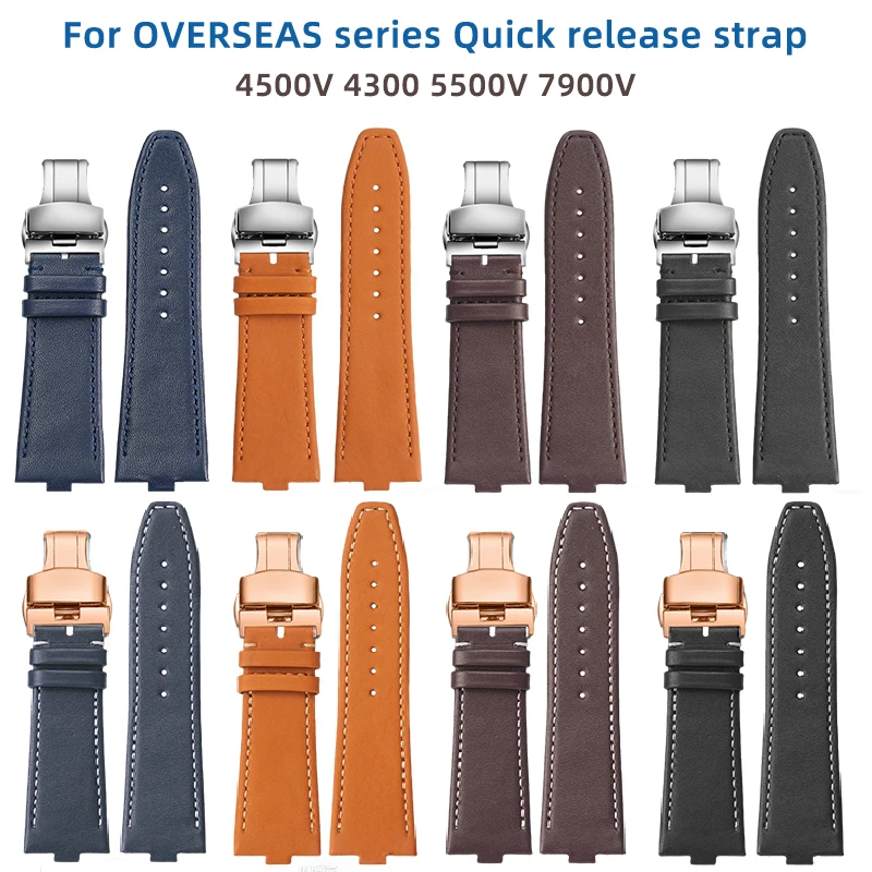 VC 4500V 5500V 7900V quick release cowhide strap 7mm men watch band metal connection For Vacheron Constantin Overseas watch belt
VC 4500V 5500V 7900V quick release cowhide strap 7mm men watch band metal connection For Vacheron Constantin Overseas watch belt