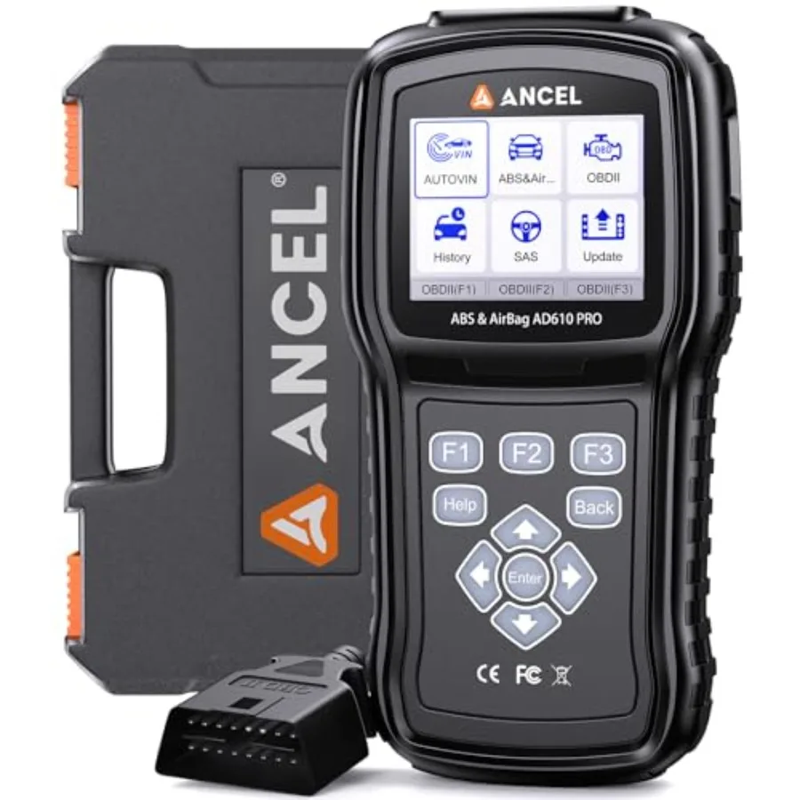 AD610 Pro OBD2 Scanner - ABS SRS Code Reader, Check Engine Light Diagnostic Tool with ABS Bleeding, AutoVIN, Real-Time Data, Fu
AD610 Pro OBD2 Scanner - ABS SRS Code Reader, Check Engine Light Diagnostic Tool with ABS Bleeding, AutoVIN, Real-Time Data, Fu