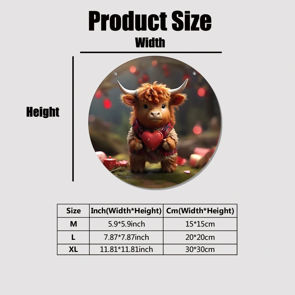 1 pc cool Cattle Circular Signboard Stained Acrylic Panel For Home Décor Acrylic Panel Art Decoration Home
1 pc cool Cattle Circular Signboard Stained Acrylic Panel For Home Décor Acrylic Panel Art Decoration Home