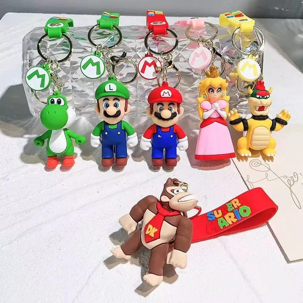 19 Styles Anime Keychain Mario Bros Luigi Toad Bowser Action Figure Model PVC Cartoon Bag Doll Pendant Toys Gift
19 Styles Anime Keychain Mario Bros Luigi Toad Bowser Action Figure Model PVC Cartoon Bag Doll Pendant Toys Gift