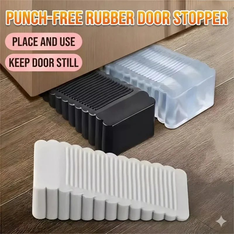 Safety Silicone Rubber Wedge Door Stop Block Anti-Collision Moveable Door Stopper Front Wedge Door Barrier for Home Protection
Safety Silicone Rubber Wedge Door Stop Block Anti-Collision Moveable Door Stopper Front Wedge Door Barrier for Home Protection
