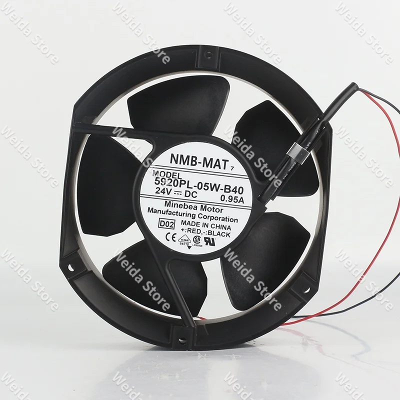 NMB 5920PL-05W-B40 5V 12V 48V DC24V 0.95A 17251 172X150X51MM 17.2CM Cooling Fan Heat Dissipation Fan
NMB 5920PL-05W-B40 5V 12V 48V DC24V 0.95A 17251 172X150X51MM 17.2CM Cooling Fan Heat Dissipation Fan