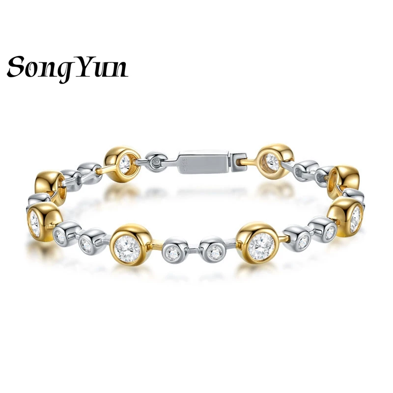 SONGYUN Luxury Jewelry 925 Sterling Silver Bracelet Moissanite Diamond Cuff Vacation Ladies Rhodium Plated SYT Patent Bangle
SONGYUN Luxury Jewelry 925 Sterling Silver Bracelet Moissanite Diamond Cuff Vacation Ladies Rhodium Plated SYT Patent Bangle