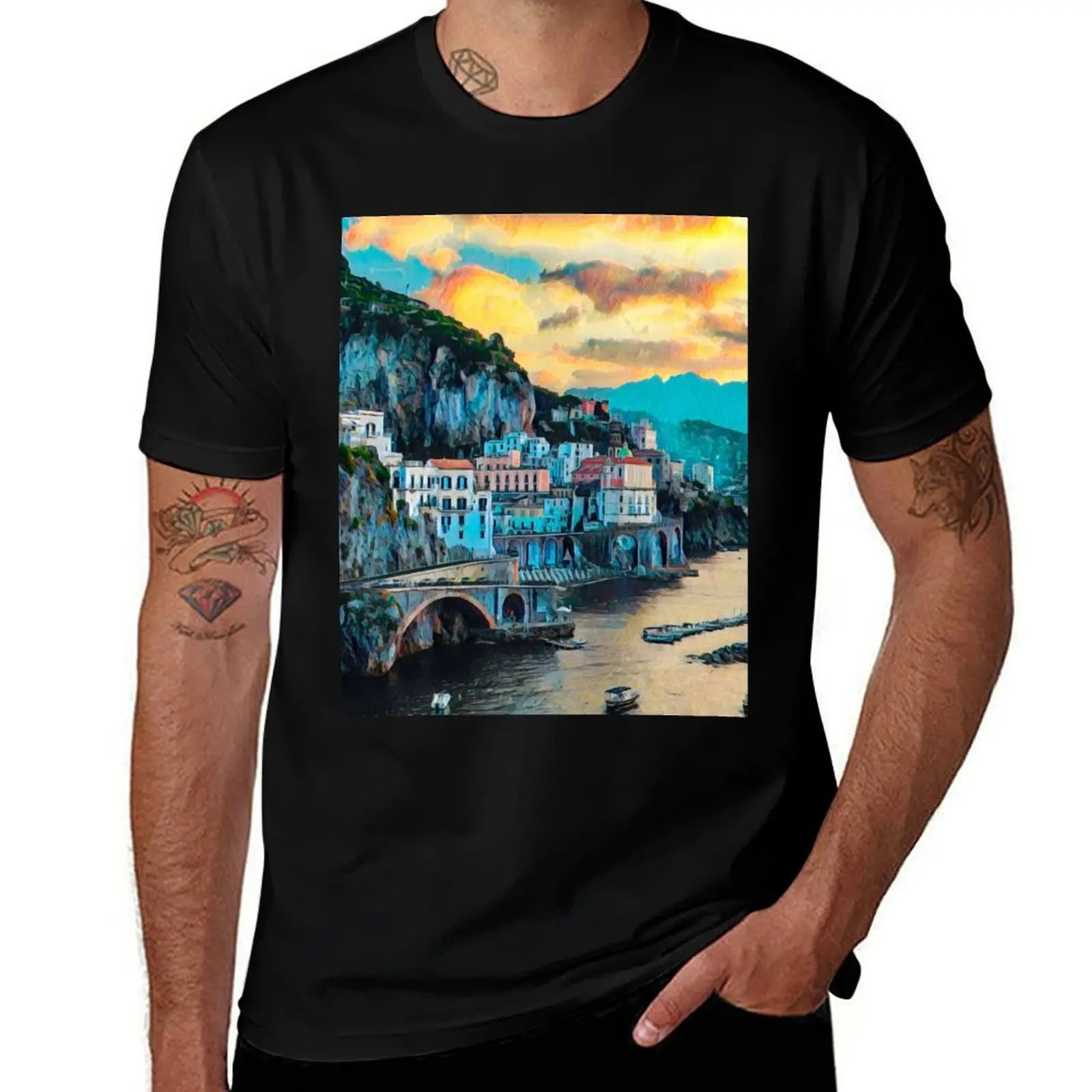 Coastal, Beach Art, Blue Water, Sea, Ocean, Cliffs, Italy T-Shirt oversizeds for a boy men t shirts high quality
Coastal, Beach Art, Blue Water, Sea, Ocean, Cliffs, Italy T-Shirt oversizeds for a boy men t shirts high quality