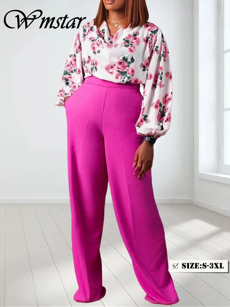 Wmstar Pants Sets Womens Two Piece Set Floral Printed Fashion Fall Clothes New in Outfits Matching Wholesale Dropshipping 2023
Wmstar Pants Sets Womens Two Piece Set Floral Printed Fashion Fall Clothes New in Outfits Matching Wholesale Dropshipping 2023