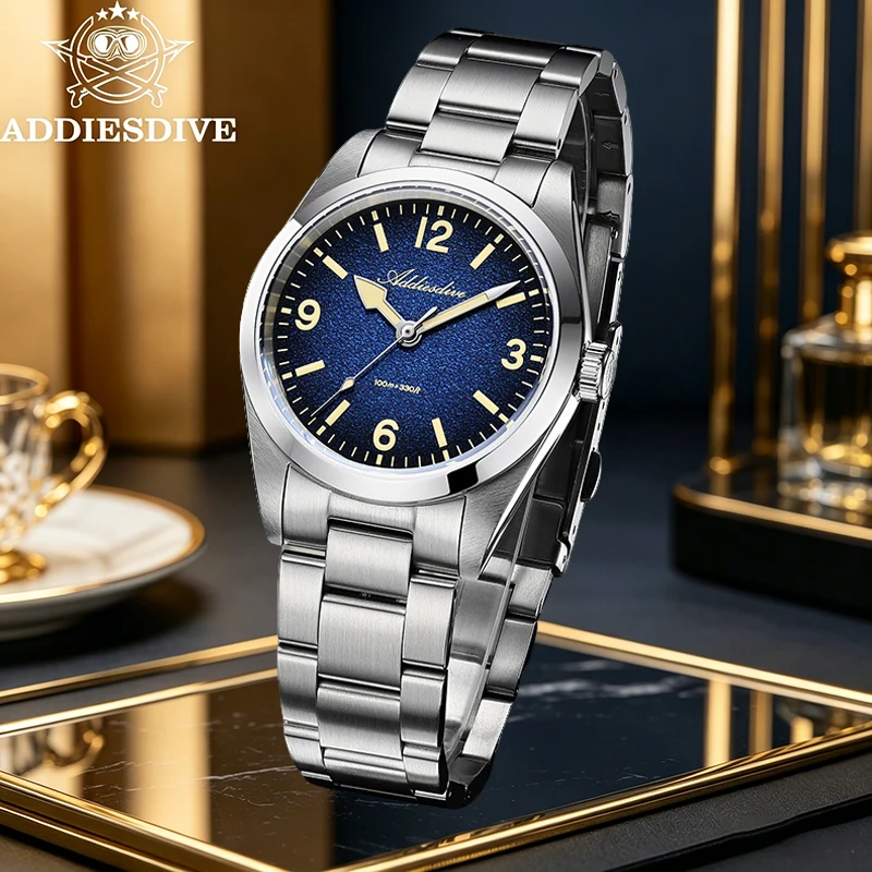 ADDIESDIVE 36mm Men's Quartz Watch 100m Waterproof Sapphire Glass Watches Super Luminous 316L Stainless Steel Luxury Wristwatch
ADDIESDIVE 36mm Men's Quartz Watch 100m Waterproof Sapphire Glass Watches Super Luminous 316L Stainless Steel Luxury Wristwatch