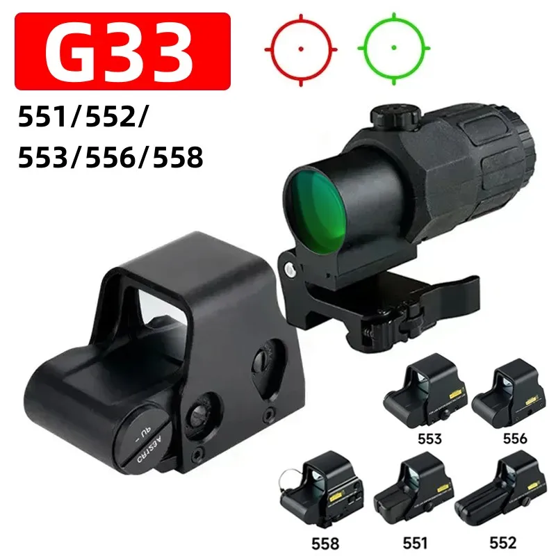 G33/553 Reflection Hologram Sight with Switch To Side Quick Detachable Scope 558 Rapid Fire Tactical Red Dot Sight for Hunting
G33/553 Reflection Hologram Sight with Switch To Side Quick Detachable Scope 558 Rapid Fire Tactical Red Dot Sight for Hunting