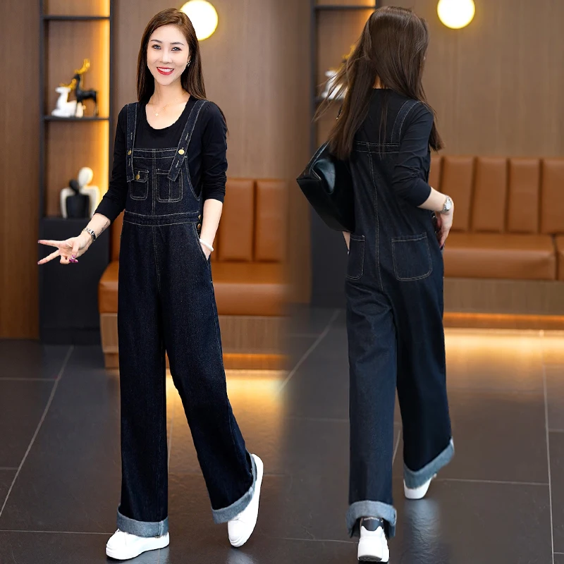 Модный джинсовый комбинезон, женский свободный комплект спецодежды с широкими штанинами, весенне-осенний комплект с высокой талией, длинные брюки на пуговицах с завышенной талией
Модный джинсовый комбинезон, женский свободный комплект спецодежды с широкими штанинами, весенне-осенний комплект с высокой талией, длинные брюки на пуговицах с завышенной талией