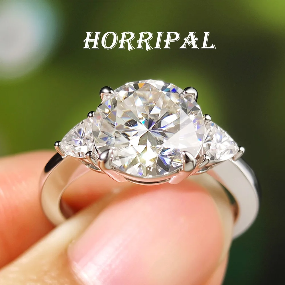 HORRIPAL D VVS1 4.6CT Moissanite Eternity Ring for Women S925 Silver GRA Engagement Sparkle Wedding Luxury Fine Jewelry Gift
HORRIPAL D VVS1 4.6CT Moissanite Eternity Ring for Women S925 Silver GRA Engagement Sparkle Wedding Luxury Fine Jewelry Gift