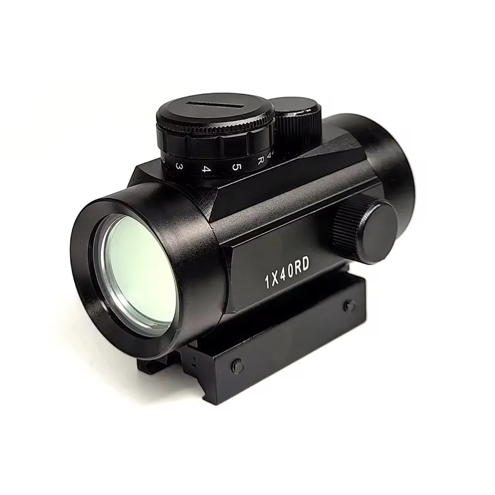 1x40 Metal Monocular Telescope Hunting Scope with Adjustable Red Green Dot for Outdoor Use.
1x40 Metal Monocular Telescope Hunting Scope with Adjustable Red Green Dot for Outdoor Use.