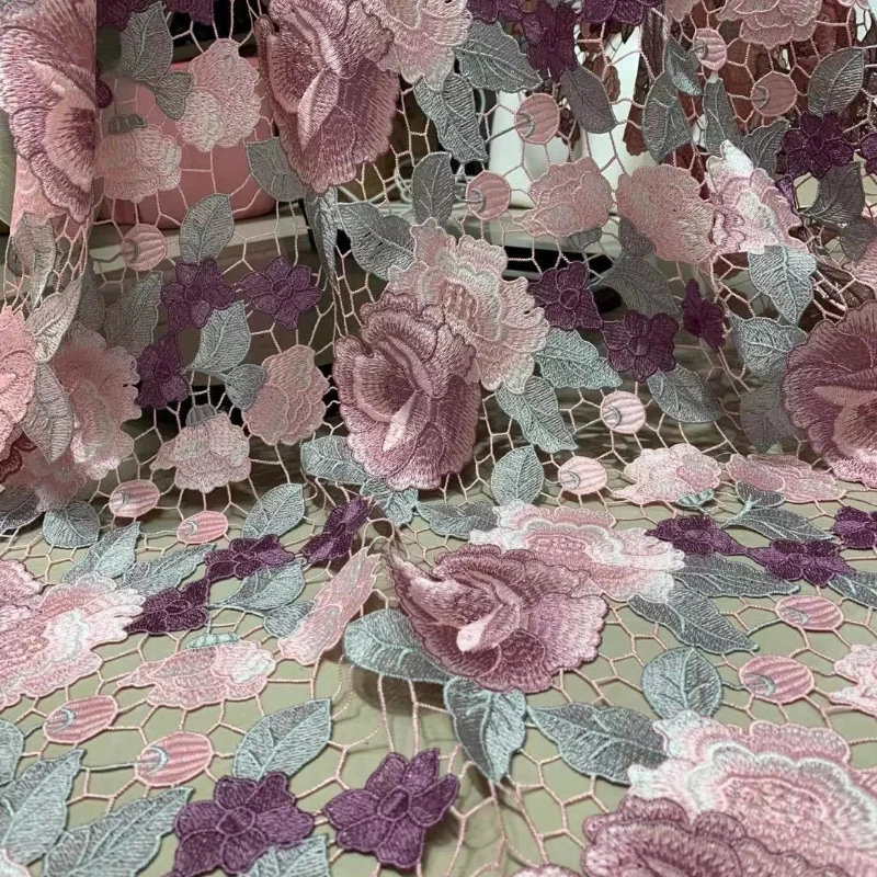 Hollow-out Embroidered Lace Fabric for DIY Sewing Handmade Wedding Dress Garment Accessories Clothing Fashion Material Cloth
Hollow-out Embroidered Lace Fabric for DIY Sewing Handmade Wedding Dress Garment Accessories Clothing Fashion Material Cloth