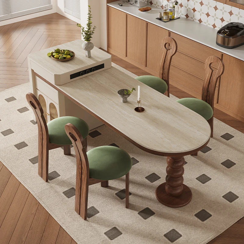 European Design Dining Table Chairs Luxury Nordic Island Extensible Tables Kitchen Restaurant Japanese Muebles Hotel Furniture
European Design Dining Table Chairs Luxury Nordic Island Extensible Tables Kitchen Restaurant Japanese Muebles Hotel Furniture