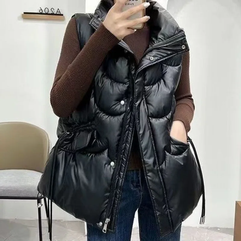 2023 New Down Cotton Vest Women Autumn Winter Short Loose Casual Waistcoat Womens Fashion Large Size Sleeveless Jacket Top
2023 New Down Cotton Vest Women Autumn Winter Short Loose Casual Waistcoat Womens Fashion Large Size Sleeveless Jacket Top