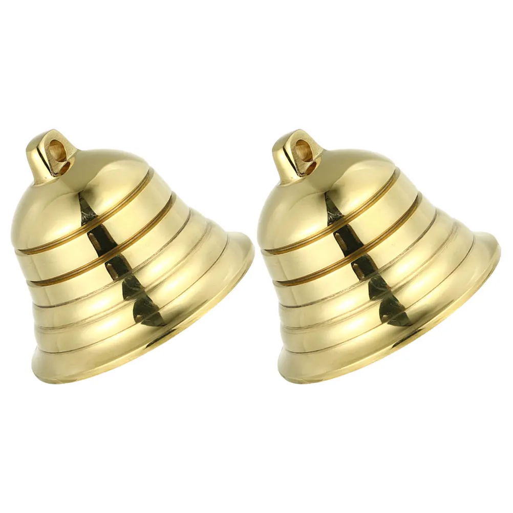 2 Pcs Copper Bell Pendant Retro Vintage Bells Hanging Decoration Small Little Accessory
2 Pcs Copper Bell Pendant Retro Vintage Bells Hanging Decoration Small Little Accessory