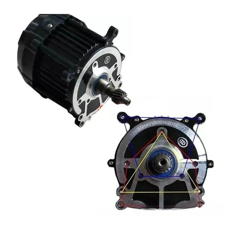 Factory Hot Sales Customizable Tricycle 48V60V500W To 1200W Eureka General Purpose Motor
Factory Hot Sales Customizable Tricycle 48V60V500W To 1200W Eureka General Purpose Motor