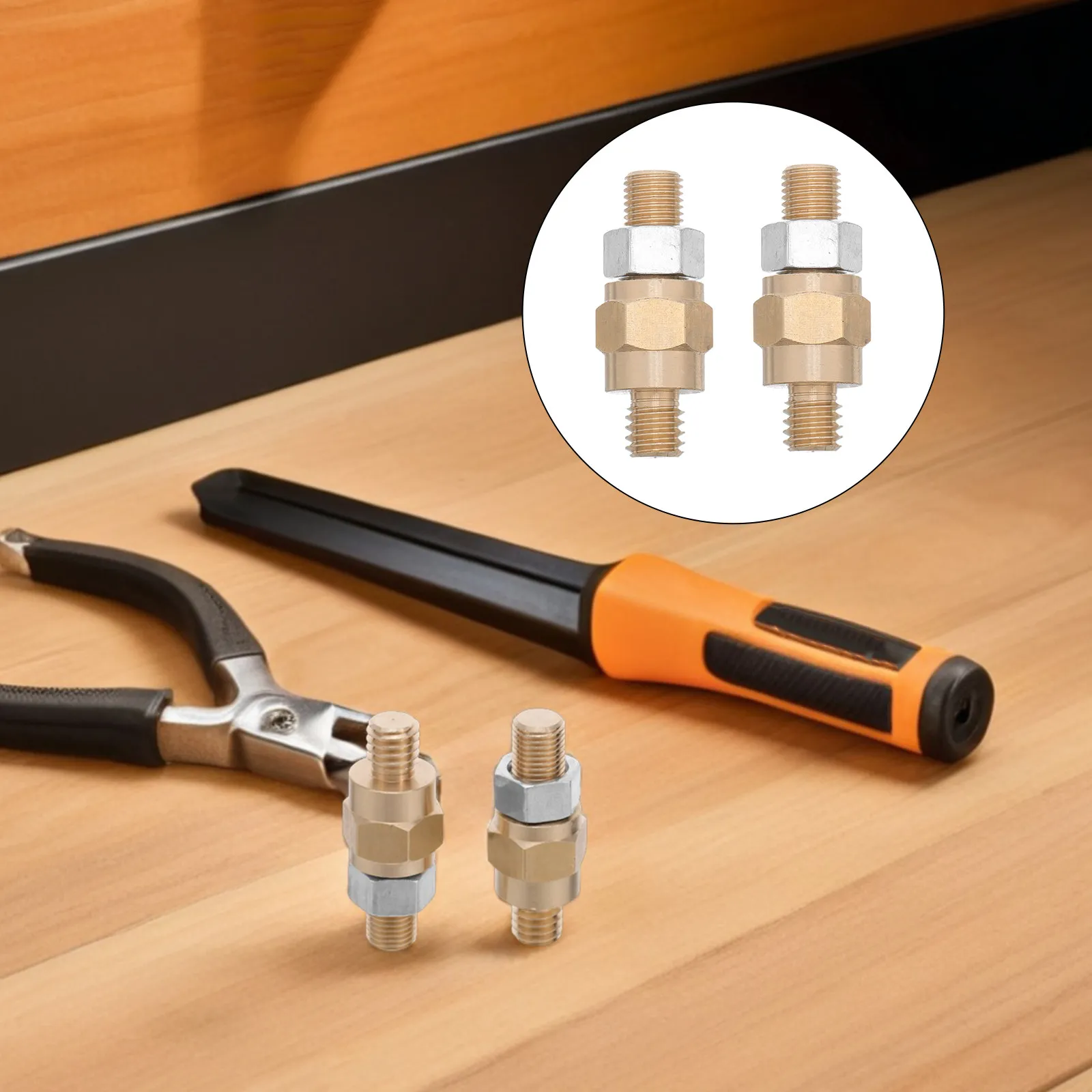 2Pcs Brass Battery Side Post Extender Terminal Bolt Adapter for Car Auto Parts - High Conductivity Corrosion Resistant Side Post
2Pcs Brass Battery Side Post Extender Terminal Bolt Adapter for Car Auto Parts - High Conductivity Corrosion Resistant Side Post
