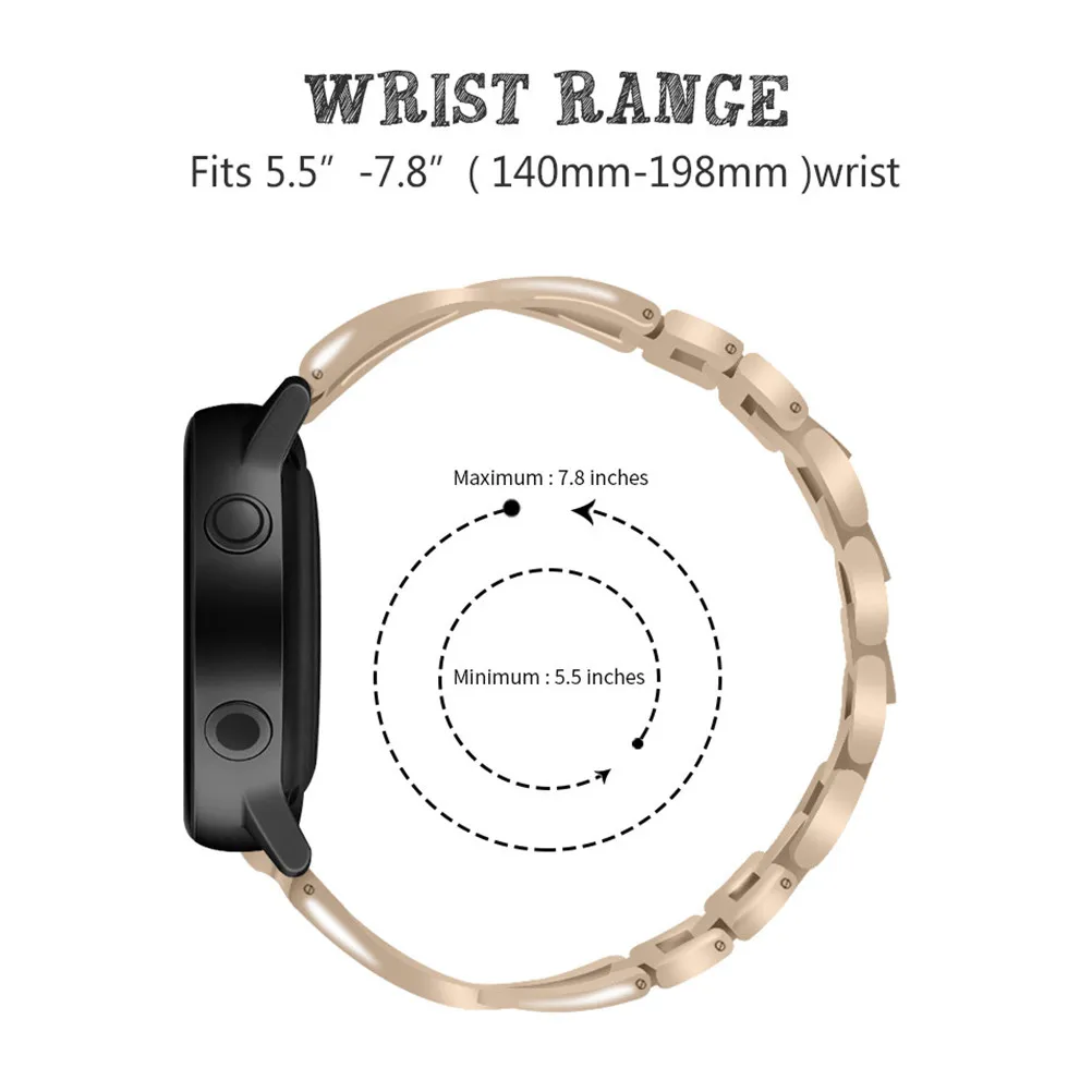 20Mm Smart Watch Strap Golden Rhinestone Inlaid Metal Band For Casual Business Wear Stylish Replacement Wristband
20Mm Smart Watch Strap Golden Rhinestone Inlaid Metal Band For Casual Business Wear Stylish Replacement Wristband