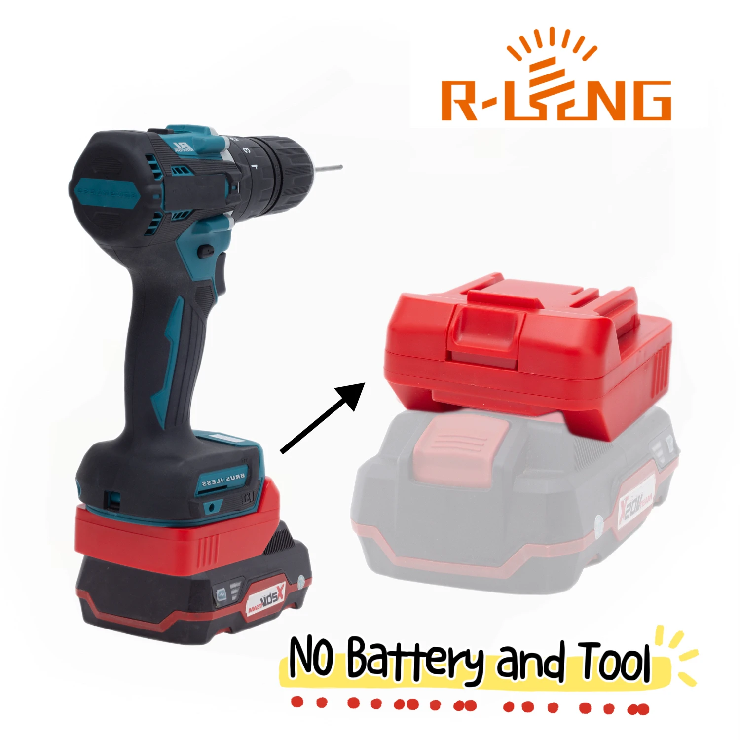 Portable Electric Tool Battery Adapter Parkside X20V Li-Ion Convert To Makita 18/20V Battery Accessory 2PCS(NO Battery and Tool)
Portable Electric Tool Battery Adapter Parkside X20V Li-Ion Convert To Makita 18/20V Battery Accessory 2PCS(NO Battery and Tool)
