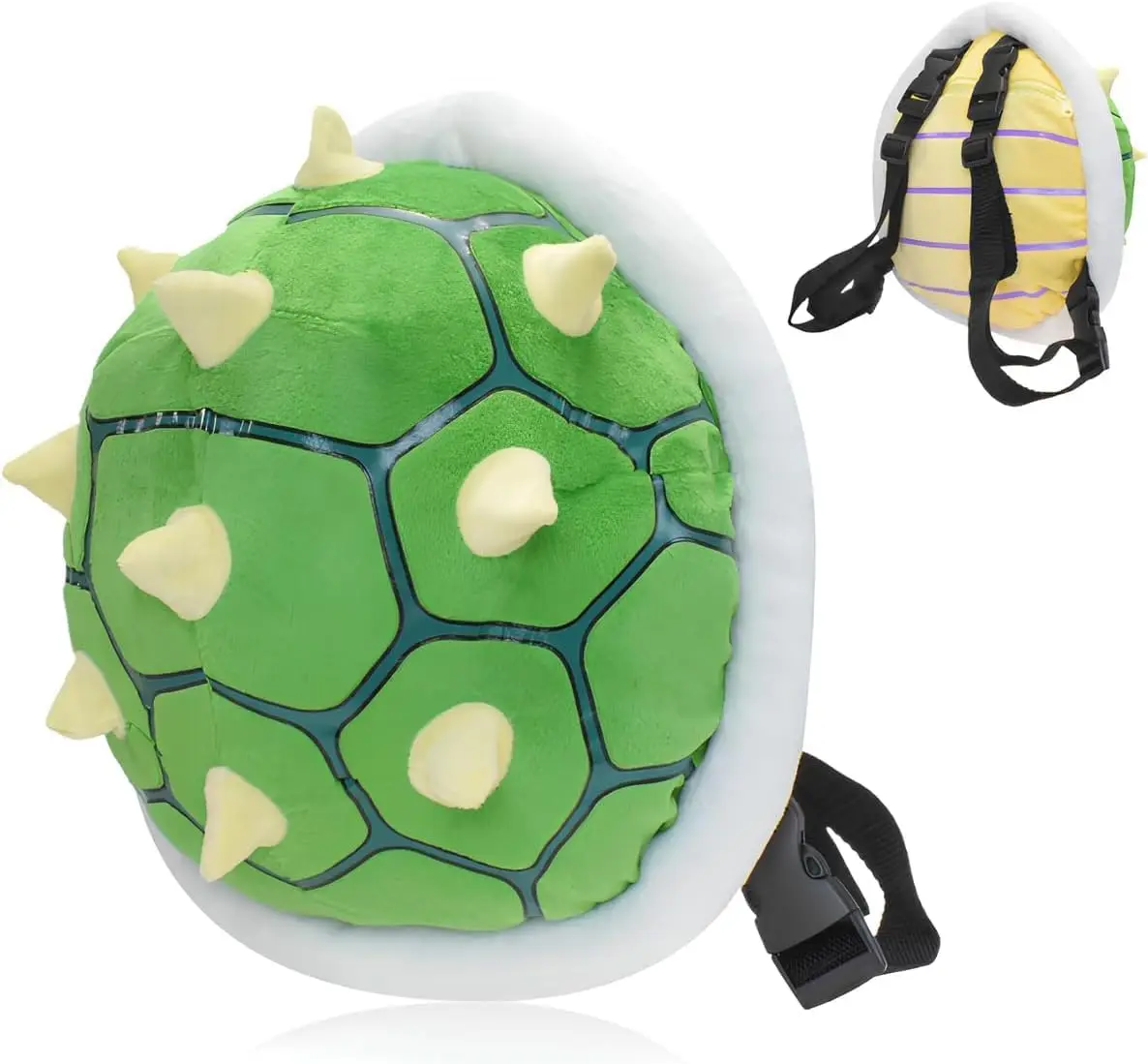 Green Backpack Ultra Yellow Spiked Turtle Shell Backpack Role Play Costume Accessory Prop Soft Stuffed Cartoon Toy 11.4 inch
Green Backpack Ultra Yellow Spiked Turtle Shell Backpack Role Play Costume Accessory Prop Soft Stuffed Cartoon Toy 11.4 inch