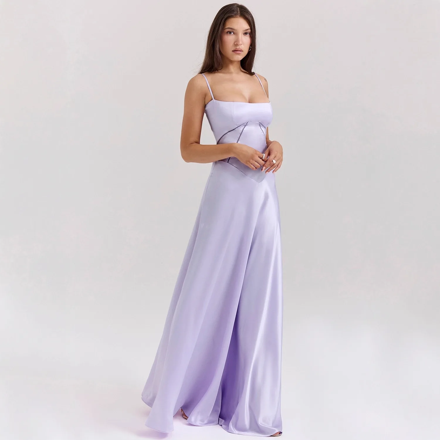 New Square Collar Sexy Fashion Party Dress, Women Summer Spaghetti Strap Chic Maxi Dress, 2025 Sleeveless Patchwork Ladies Dress
New Square Collar Sexy Fashion Party Dress, Women Summer Spaghetti Strap Chic Maxi Dress, 2025 Sleeveless Patchwork Ladies Dress