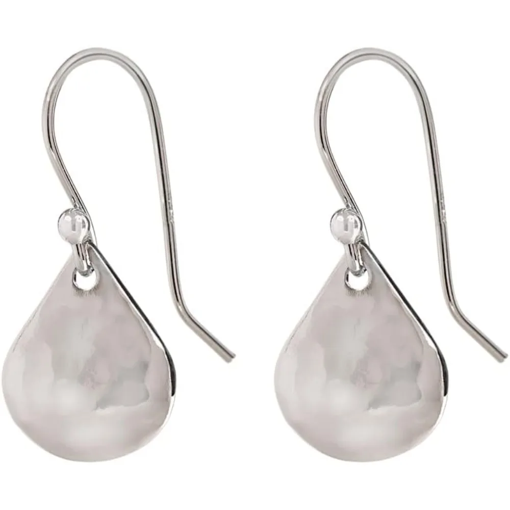 Spirit Silver Tone Hammered Teardrop Dangling Earrings
Spirit Silver Tone Hammered Teardrop Dangling Earrings
