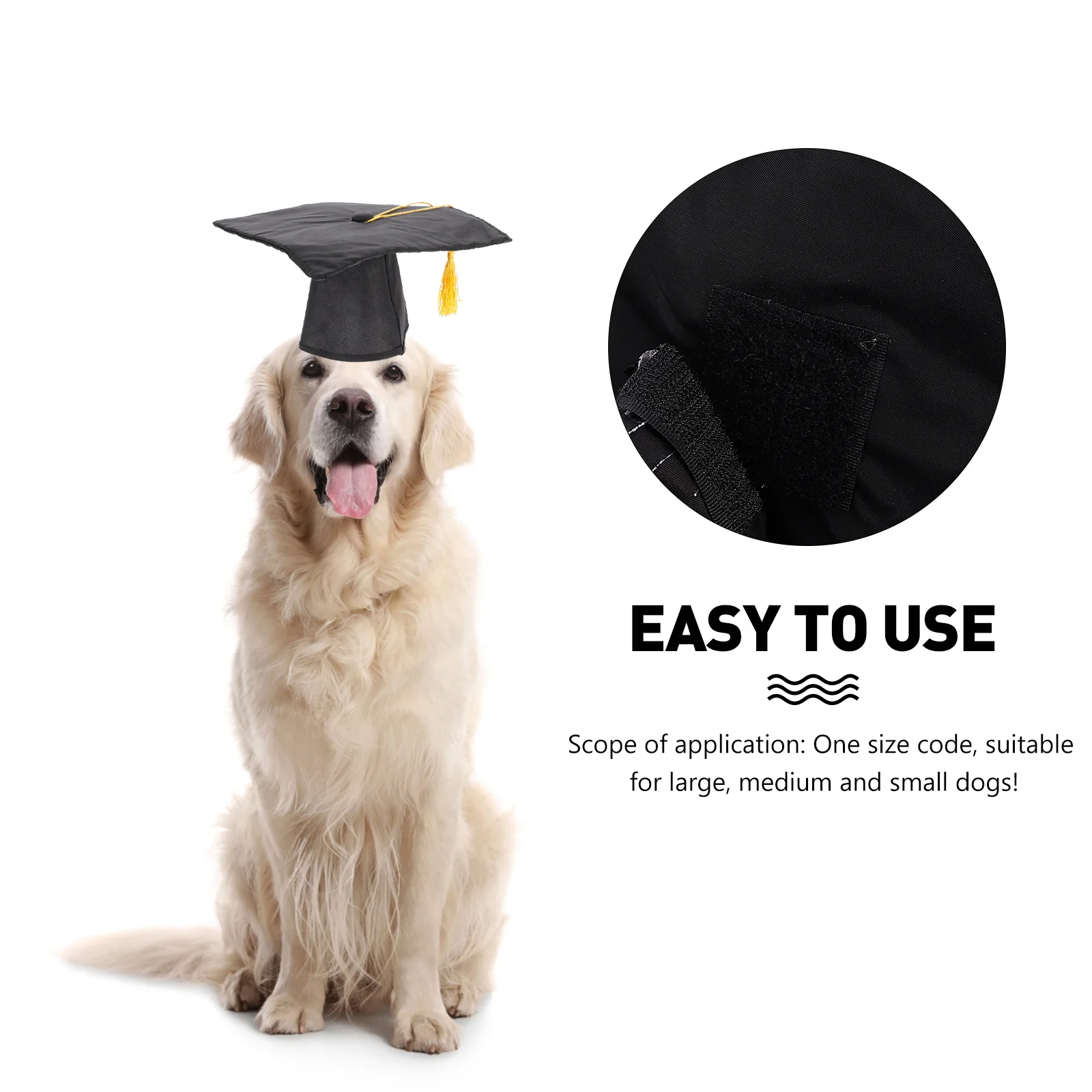 Pet Graduation Cap for Large Dogs Hat Tassel Party Favor Puppy DIY Accessories with Costume
Pet Graduation Cap for Large Dogs Hat Tassel Party Favor Puppy DIY Accessories with Costume