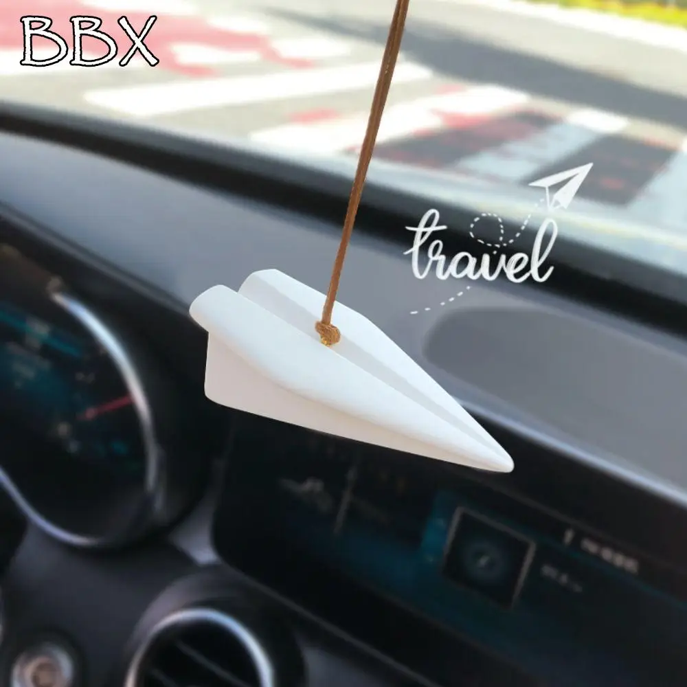 Paper Airplane Auto Interior Accessories Aroma Diffuser Stone Decoration Car Rearview Mirror Pendant Delicate Hanging Charm
Paper Airplane Auto Interior Accessories Aroma Diffuser Stone Decoration Car Rearview Mirror Pendant Delicate Hanging Charm