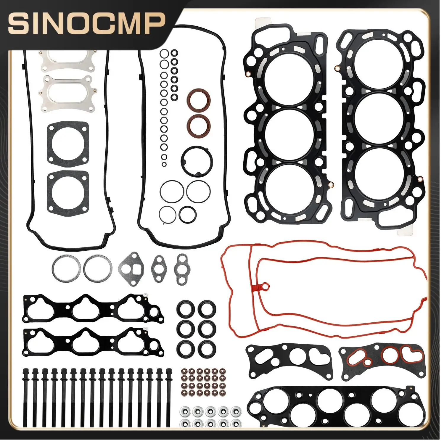 Комплект прокладок головки блока цилиндров с болтами для Honda Odyssey Pilot Accord 2008-2017 Acura RDX TL TSX 3.5L HS26509PT
Комплект прокладок головки блока цилиндров с болтами для Honda Odyssey Pilot Accord 2008-2017 Acura RDX TL TSX 3.5L HS26509PT
