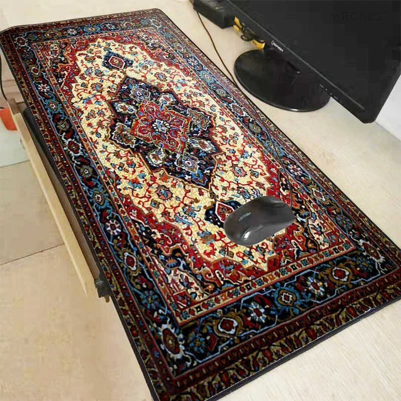 Persian Carpet Mousepads XL Keyboard Computer Accessories Saudi Style Desk Pad Computer Office Carpet Laptop Gaming Mats 90X40MM
Persian Carpet Mousepads XL Keyboard Computer Accessories Saudi Style Desk Pad Computer Office Carpet Laptop Gaming Mats 90X40MM