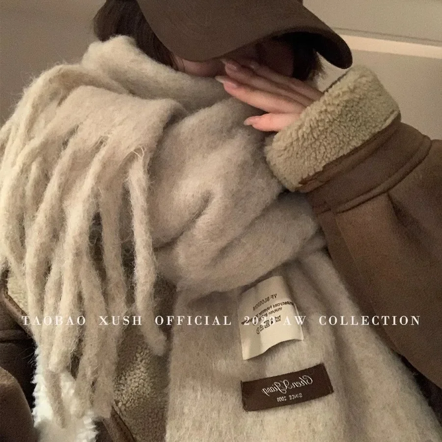 Winter Scarf for Women Warm Solid Pashmina Blanket Wraps Female Thick Soft Bufanda Big Tassel Shawl Long Poncho Echarpe
Winter Scarf for Women Warm Solid Pashmina Blanket Wraps Female Thick Soft Bufanda Big Tassel Shawl Long Poncho Echarpe