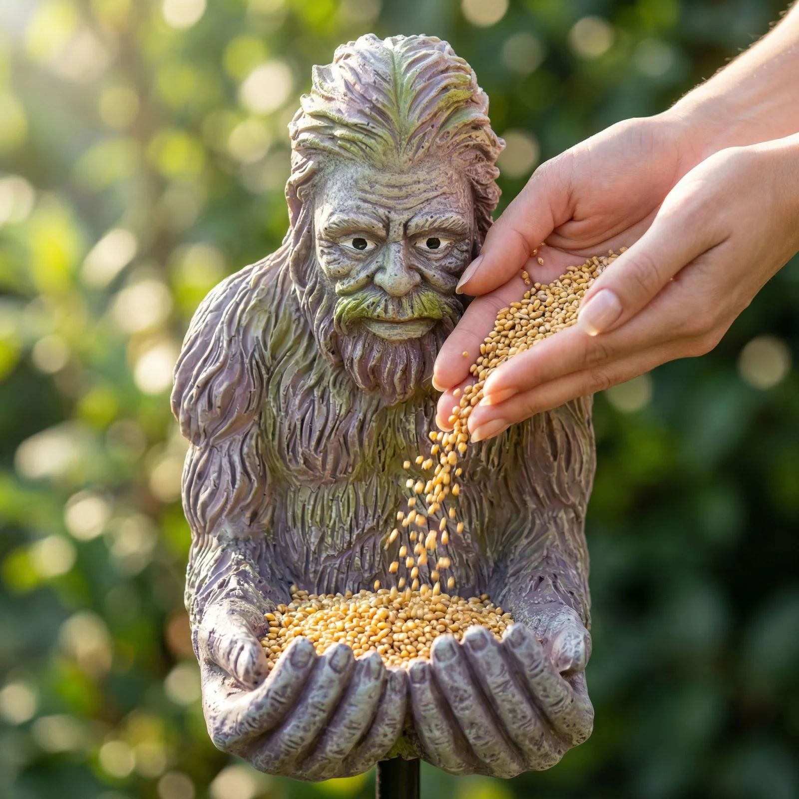 1 шт. Уличная декоративная кормушка для диких птиц, скульптура Саскуатча из смолы, поддон для семян, для деревьев, двора, сада, художественный декор
1 шт. Уличная декоративная кормушка для диких птиц, скульптура Саскуатча из смолы, поддон для семян, для деревьев, двора, сада, художественный декор