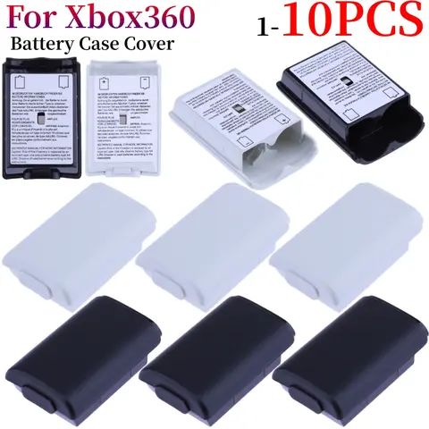 1-10ชิ้นฝาหลังแบตเตอรี่สำหรับ Xbox 360ตัวควบคุมไร้สายเคสแบตเตอรี่สำหรับ Xbox360 Gamepad อุปกรณ์เกมจอยสติ๊ก