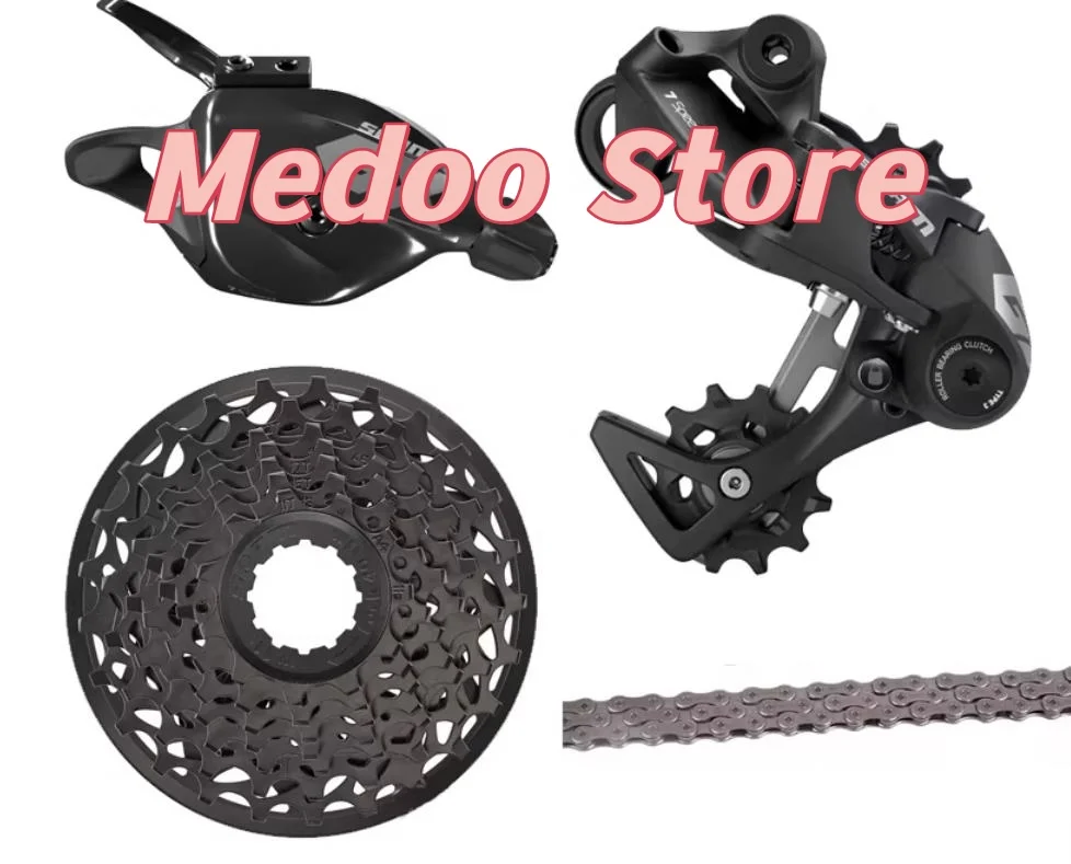 GX DH 7S rear derailleur +shifter + cassette 11-25T + chain
GX DH 7S rear derailleur +shifter + cassette 11-25T + chain