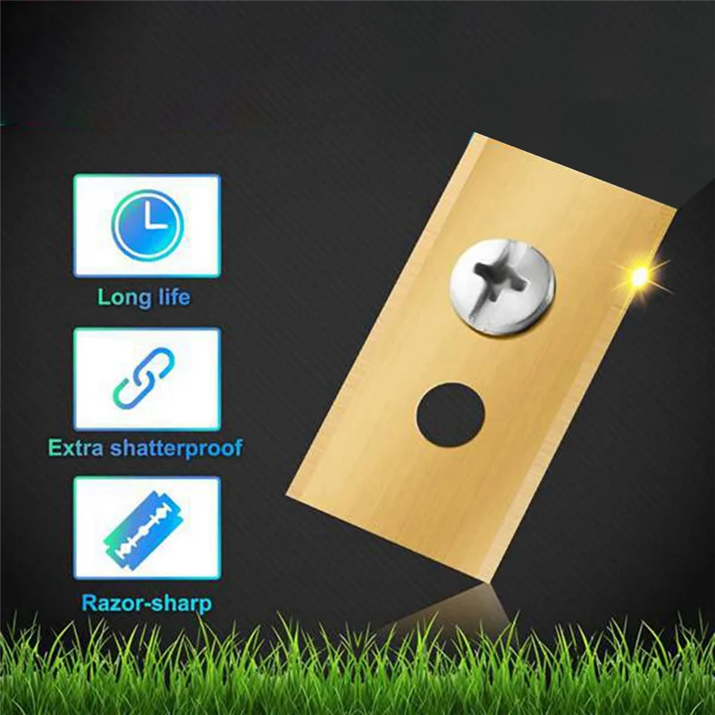 A34R 30Pcs Replacement Blades Compatible For Mammotion Luba & Yuka All Series, Titanium Replacement Robotic Lawnmower Blades
A34R 30Pcs Replacement Blades Compatible For Mammotion Luba & Yuka All Series, Titanium Replacement Robotic Lawnmower Blades
