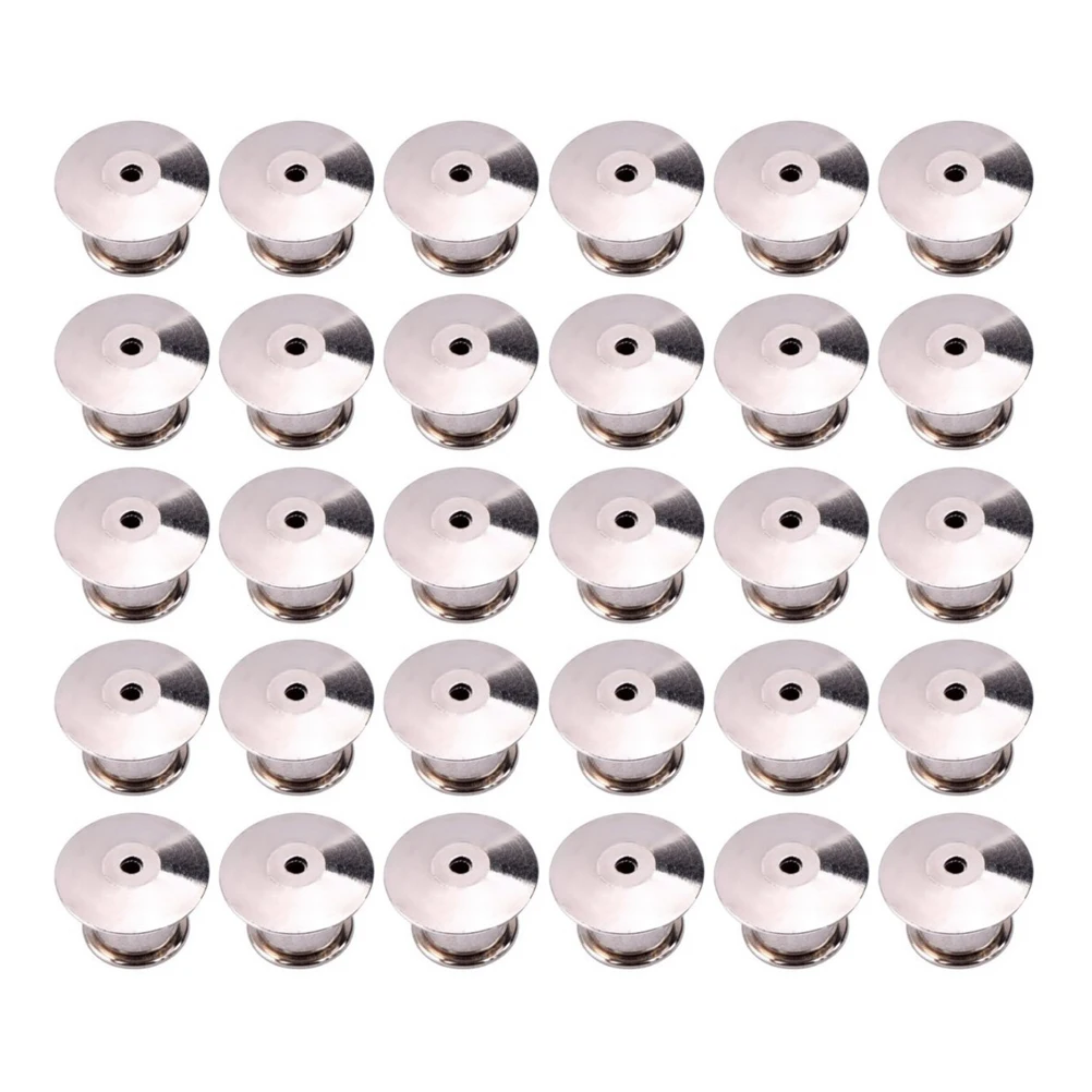 30pcs Pin Backs High Quality Metal Locking Keepers for Badges Brooches Jewelry Name Tags Display Books Lanyards Bags Vests Hats
30pcs Pin Backs High Quality Metal Locking Keepers for Badges Brooches Jewelry Name Tags Display Books Lanyards Bags Vests Hats