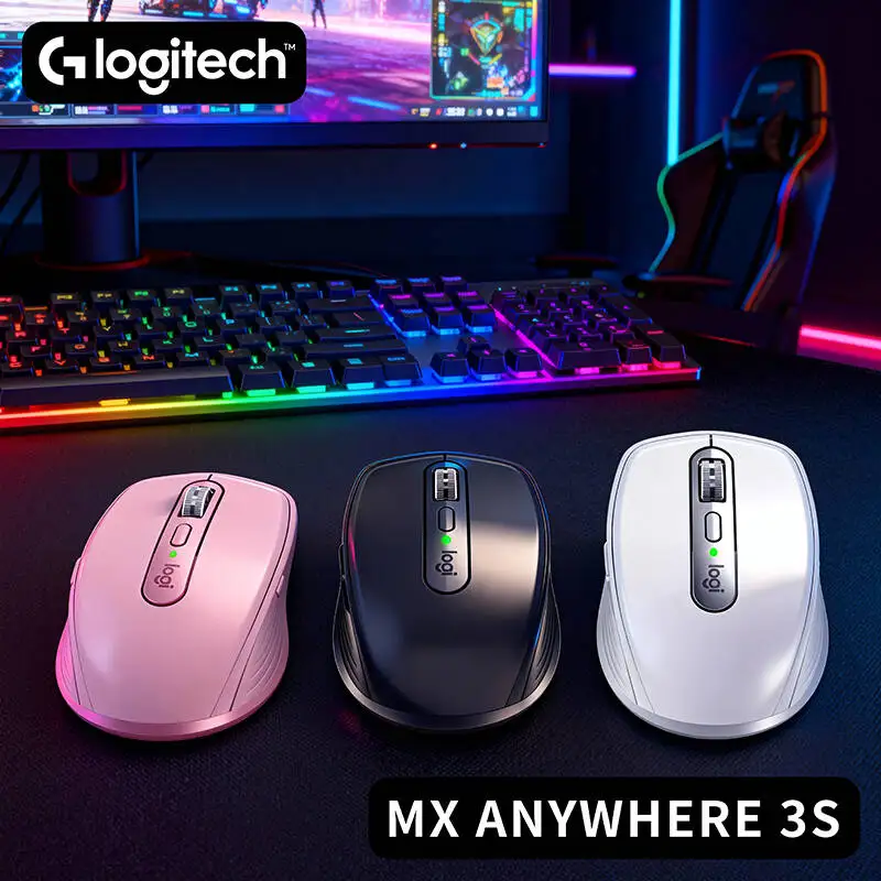 Компактная мышь Logitech MX Anywhere 3S, эргономичный дизайн, перезаряжаемая, с быстрым прокруткой для портативных ПК Mac
Компактная мышь Logitech MX Anywhere 3S, эргономичный дизайн, перезаряжаемая, с быстрым прокруткой для портативных ПК Mac