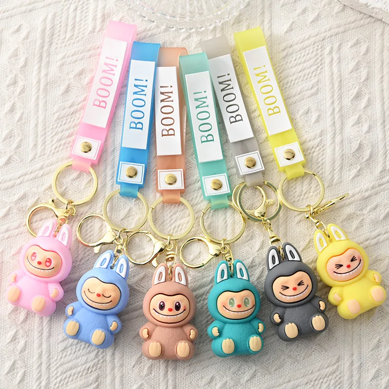 Labubu Cartoon keychain Cute Soft Rubber Car Bag Small Pendant key Chain Girl Birthday Creative Gift
Labubu Cartoon keychain Cute Soft Rubber Car Bag Small Pendant key Chain Girl Birthday Creative Gift