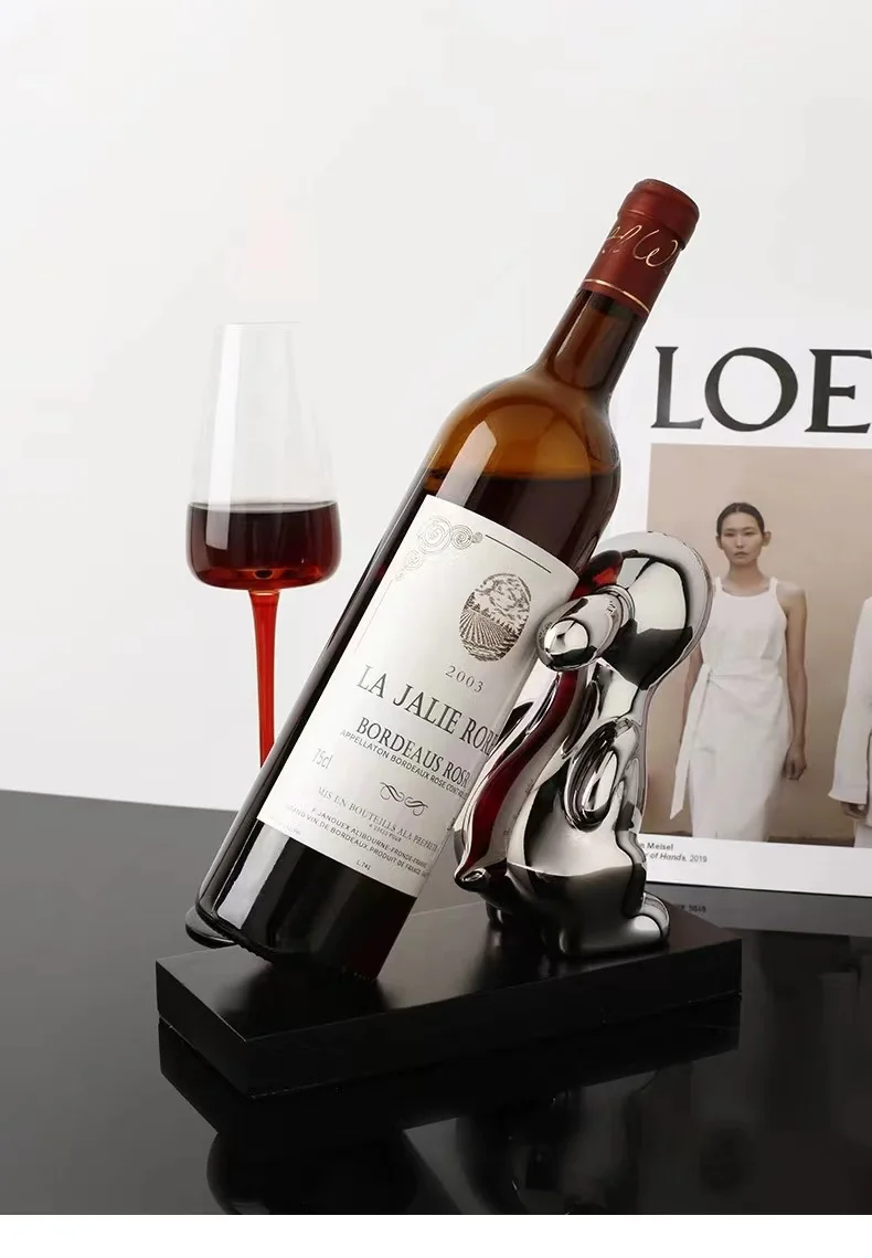Creative rabbit wine rack decoration wine cabinet side table light luxury decoration household housewarming decoration
Creative rabbit wine rack decoration wine cabinet side table light luxury decoration household housewarming decoration