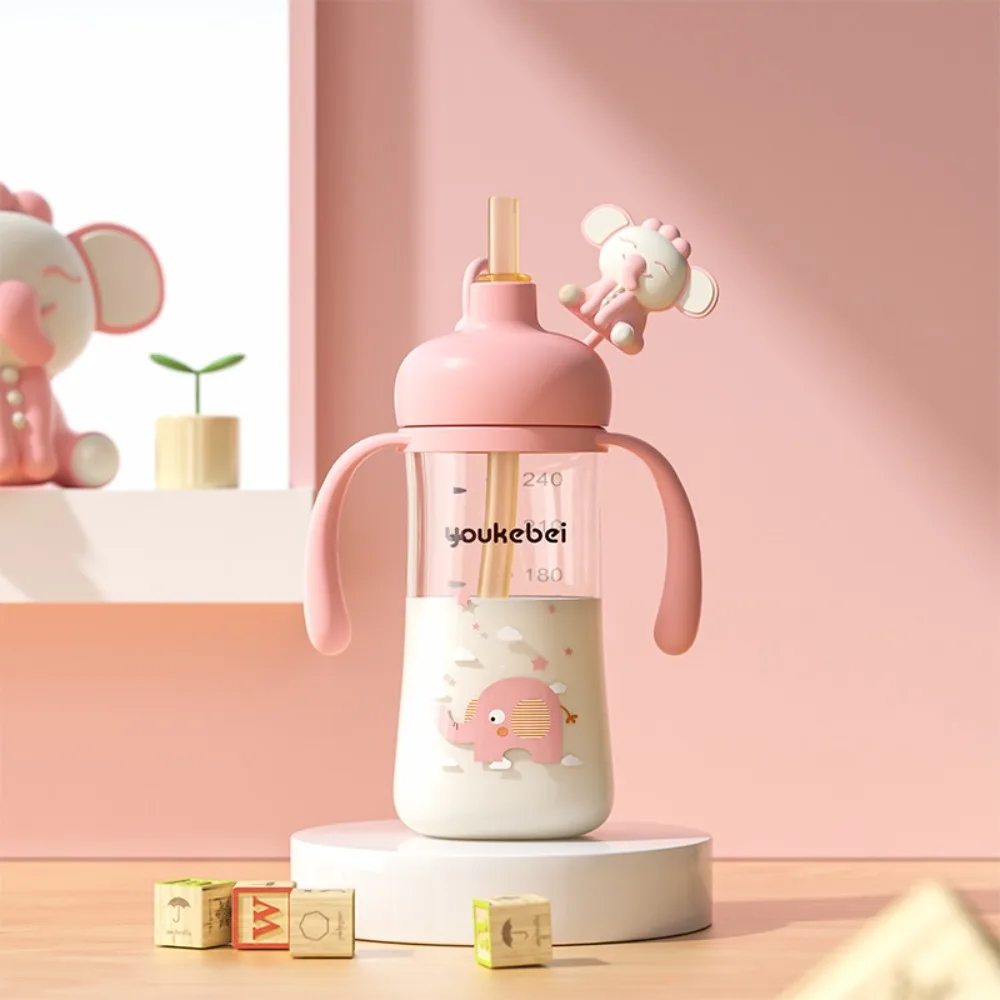 New 300ML Bottle with Handle Cute PPSU Water Cup Portable Multi-purpose Silicone Straw Bottle Feeding Supply
New 300ML Bottle with Handle Cute PPSU Water Cup Portable Multi-purpose Silicone Straw Bottle Feeding Supply