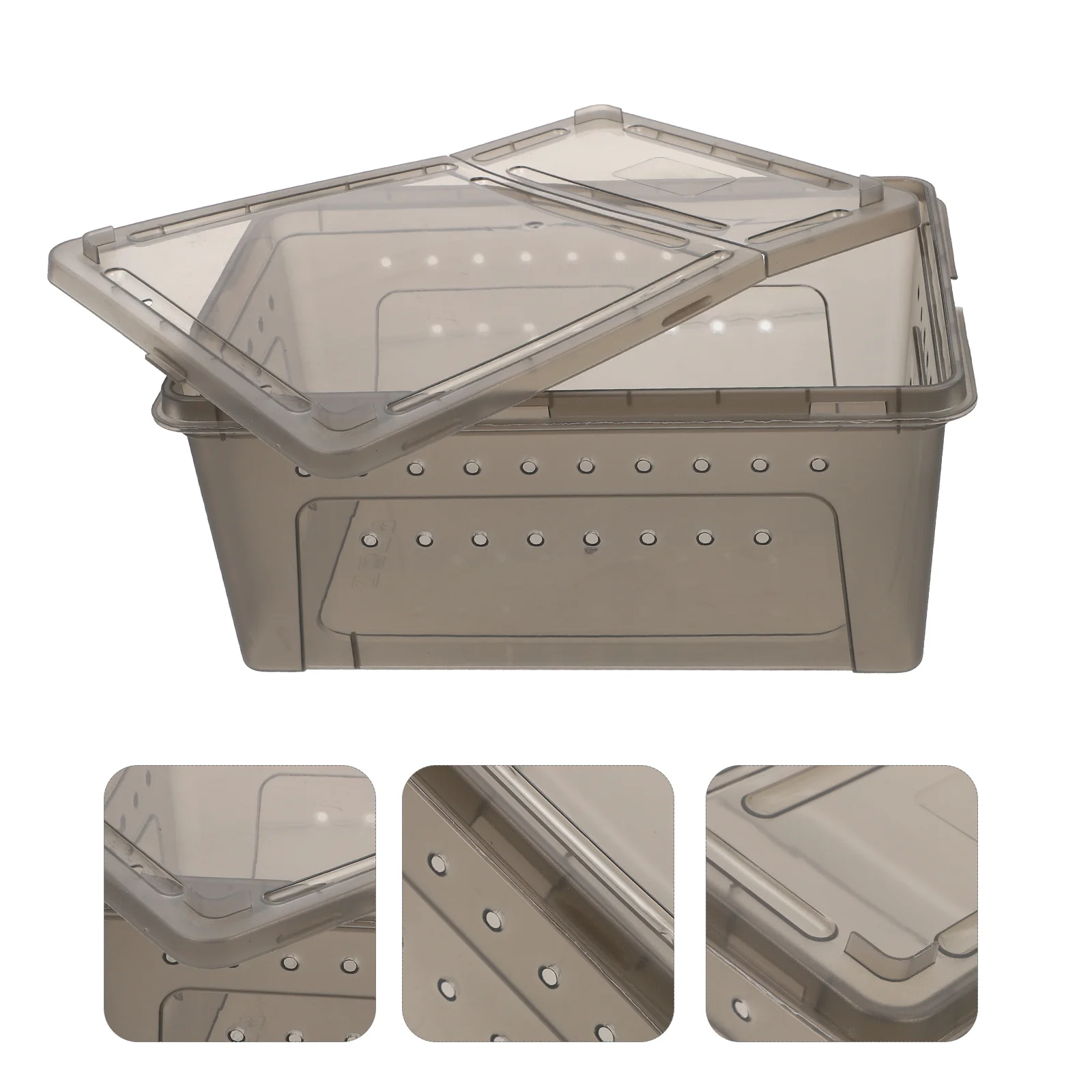 Reptile Feeding Box Container Terrarium Pet Feeder Spider Breeding Cage Supply Plastic Case Animals
Reptile Feeding Box Container Terrarium Pet Feeder Spider Breeding Cage Supply Plastic Case Animals